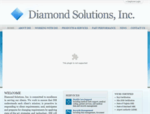 Tablet Screenshot of diamondsolutionsinc.com